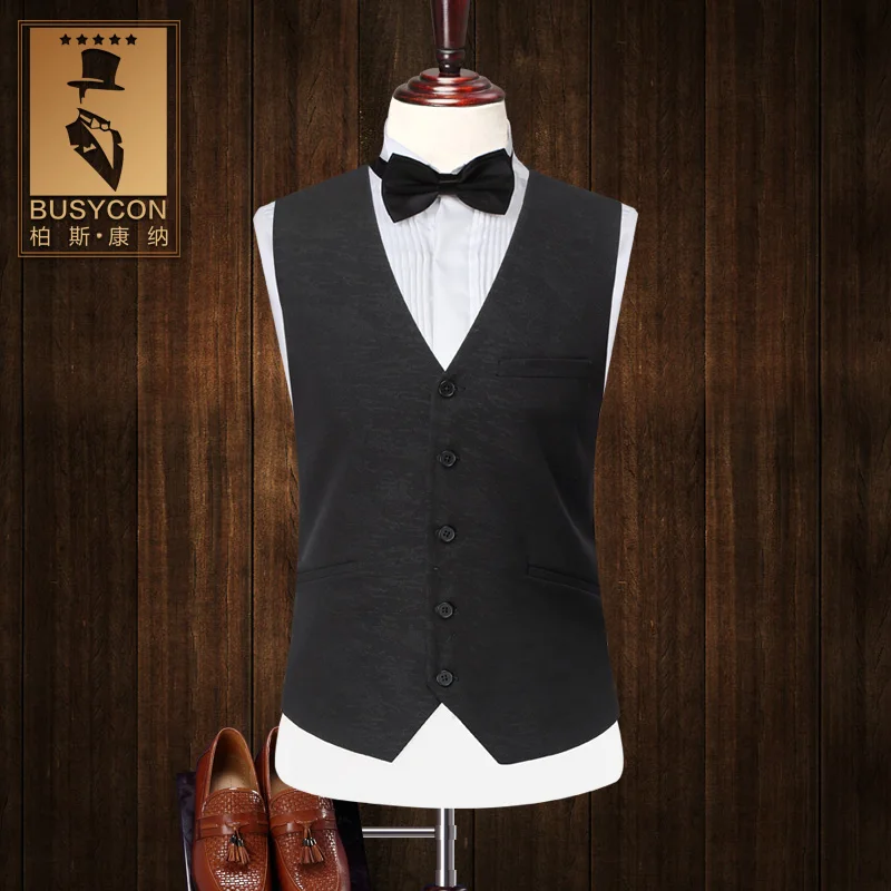 Модная черная искусственная куртка для мужского костюма Свадебный костюм жениха