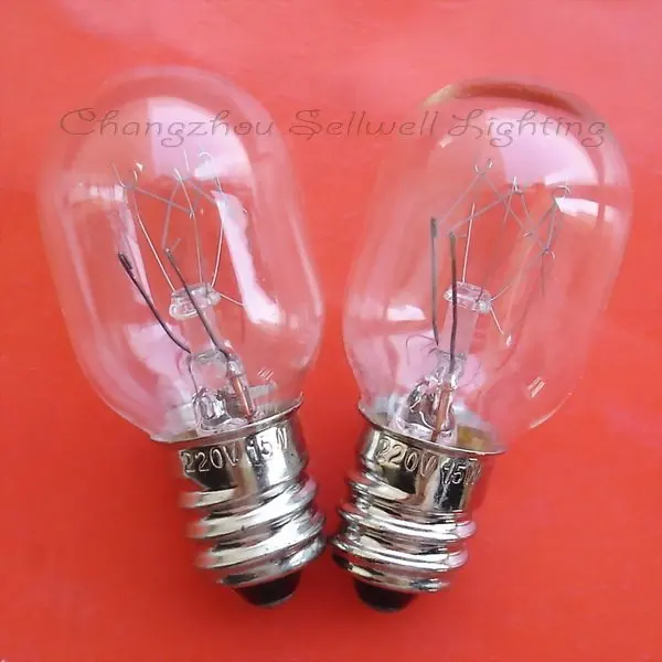 Free Shipping New!miniature Light Lamp 220v 15w E12 T20x45 A659