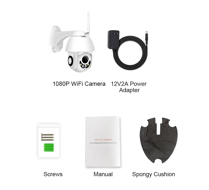 

1080P 4X Optical Zoom PTZ IP Camera Outdoor Speed Dome Wireless Wifi Security Camera Pan Tilt Zoom IR Network CCTV Surveillance