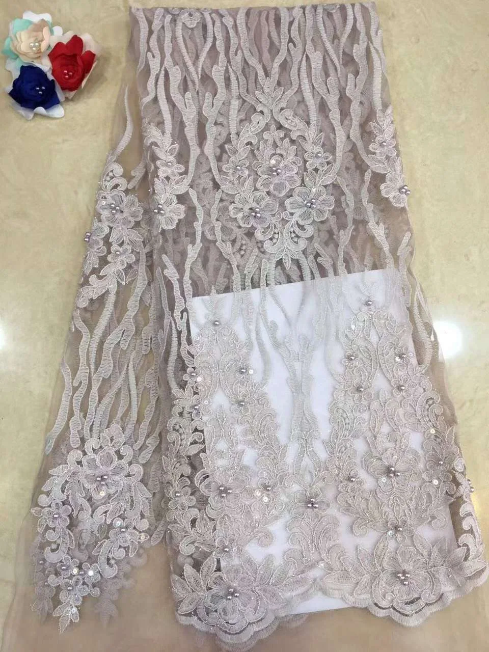 2019 Мода Французский кружево ткань Высокое качество Африканский тюль вышитые