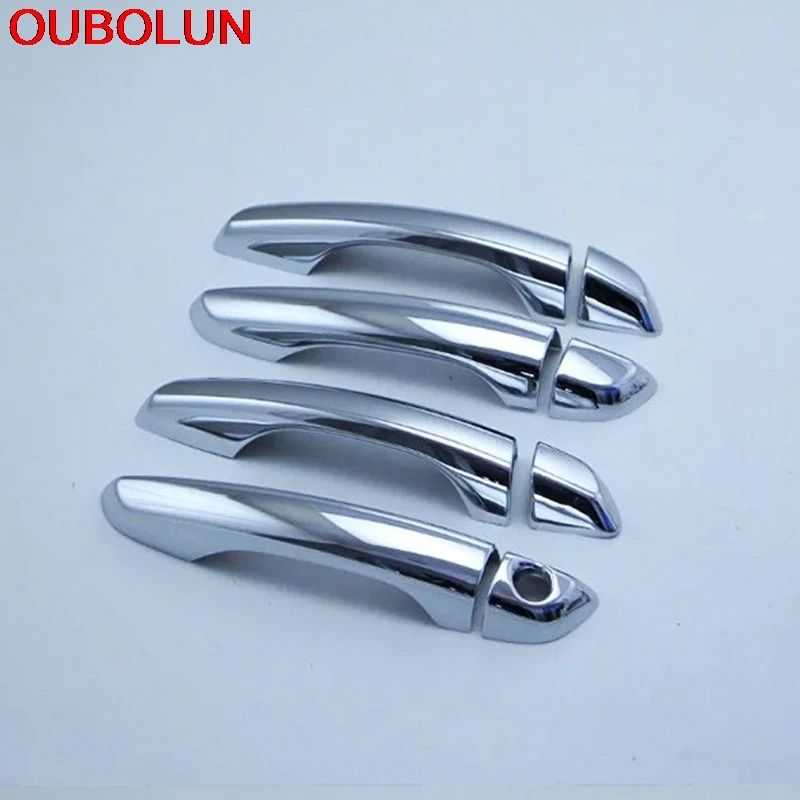 Крышка дверной ручки OUBOLUN из АБС пластика для Hyundai Elantra Avante 2016 2017|abs chrome|for hyundai