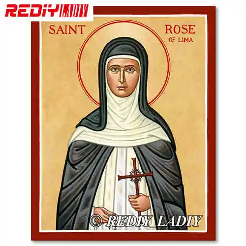 RF77247 Rediy ladiy Алмазная Картина Вышивка крестом религия полная Смола квадратная Алмазная вышивка бисером значок алмазной мозаики домашний декор - Цвет: RF77247