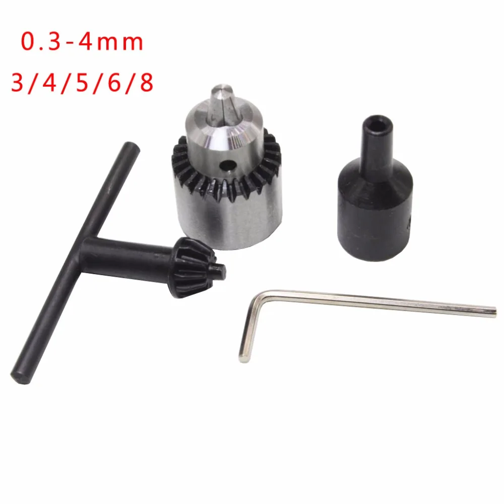 

Mini Drill Press Applicable To Motor Shaft Connecting Rod 4/5/6/8 mm+Hot Electric Drill Grinding Mini Drill Chuck Key Keyless Dr