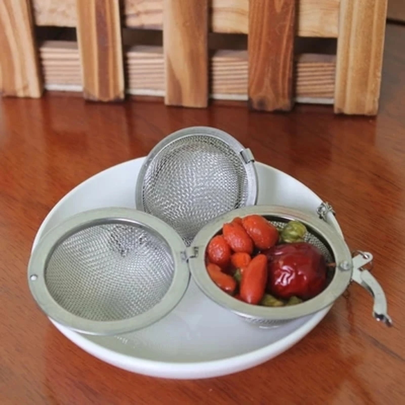 1 шт. Нержавеющая сталь Сфера Блокировка специй Чай мяч сетчатый Infuser Фильтр