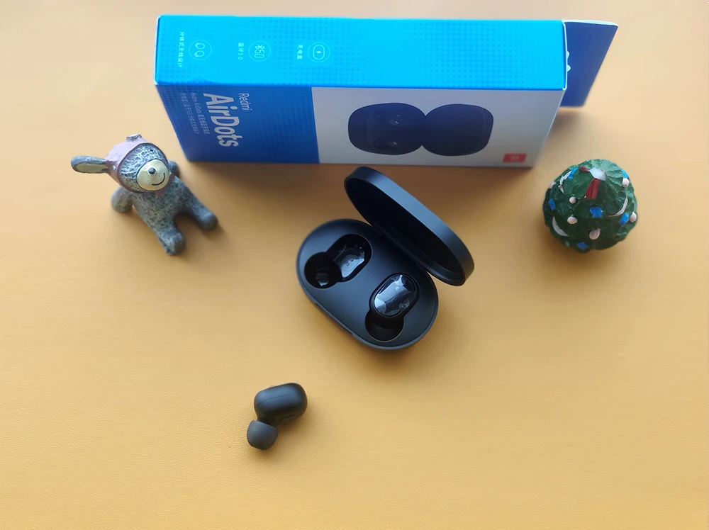 Новинка Xiaomi Redmi Airdots TWS Bluetooth беспроводные наушники стерео бас Bluetooth 5,0 Eeadphones с микрофоном наушники AI управление