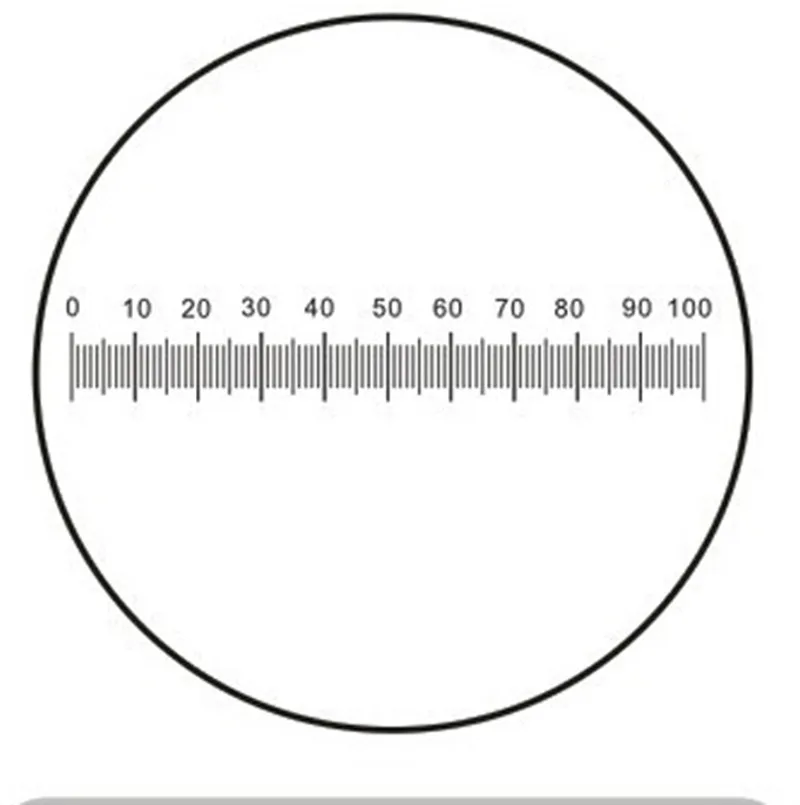 Шкала из стекла 0 05 мм для измерения детской калибровки объектива