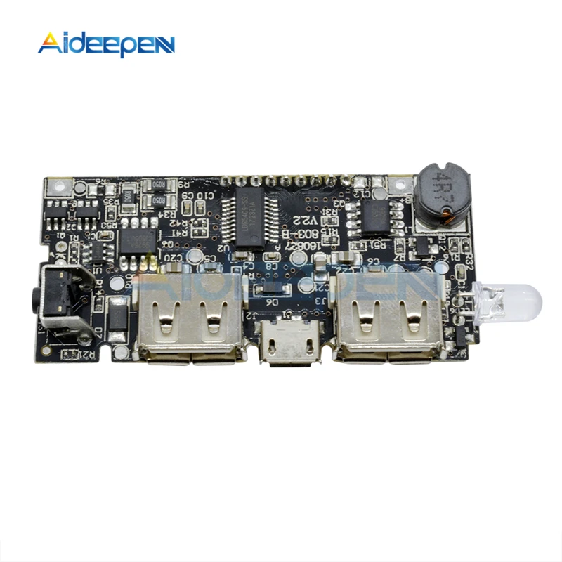 Два порта USB 5V 1A 2.1A мобильный Мощность банка 18650 Литий Батарея Зарядное устройство цифровой доска ЖК-дисплей зарядный модуль с автоматической защитой