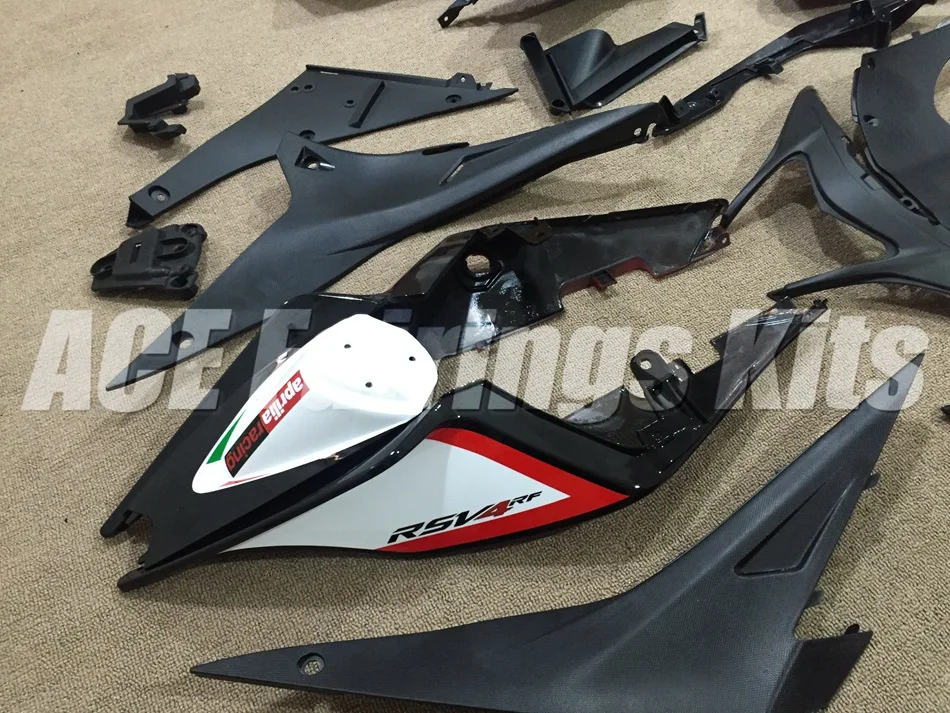 Литья под давлением ABS Полный комплект обтекателей подходит для Aprilia RSV4 1000 2009- 09, 10, 11, 12, 13, 14, Обтекатели красного и зеленого цвета