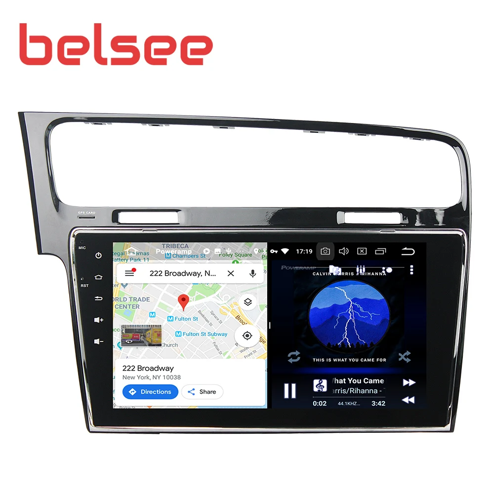 Автомагнитола Belsee 10 1 дюйма Android 9 0 4 Гб + 64 ГБ|Автомагнитолы| |