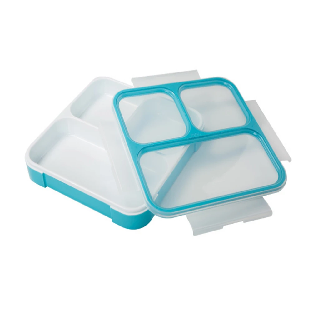Тонкий Ланч бокс с 3 отсеками многоразовые контейнеры для хранения продуктов