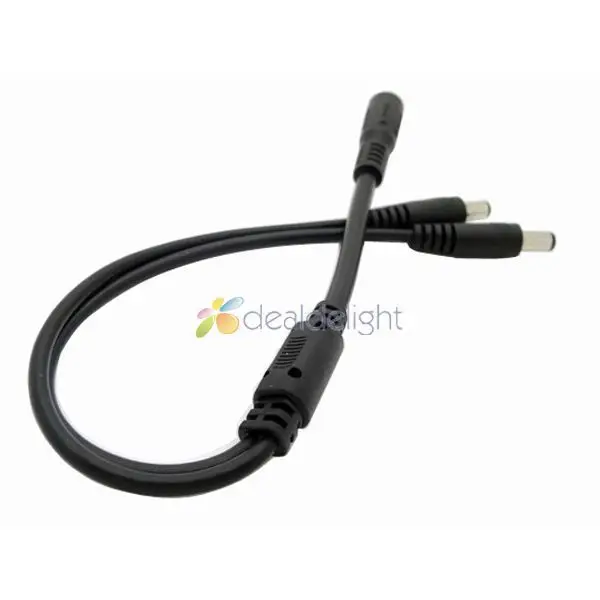 Адаптер питания для светодиодной и камеры видеонаблюдения 2 шт. 5 мм/2 1 мм|connector for