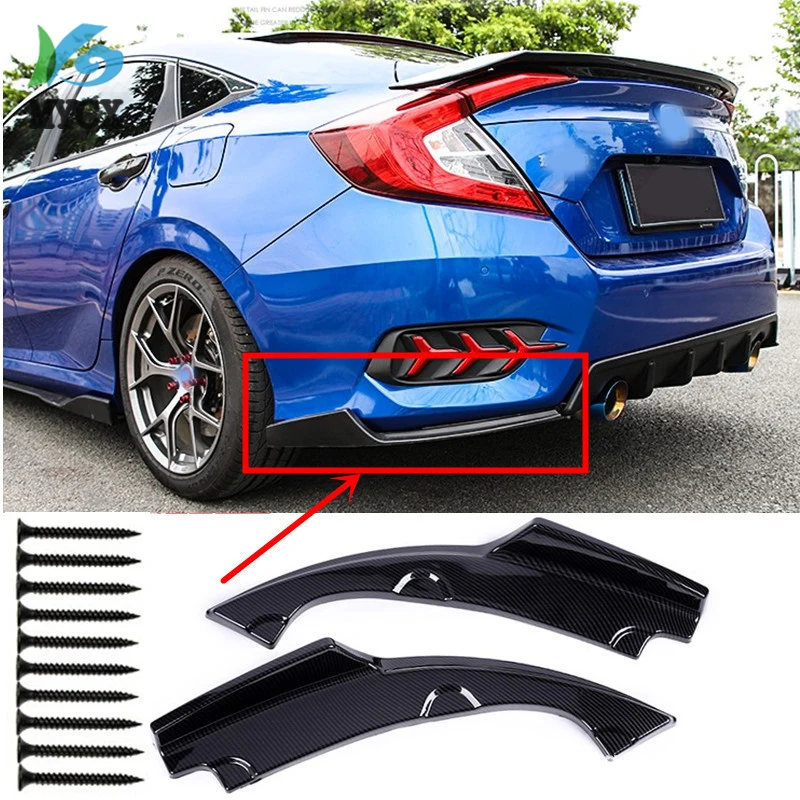 2 шт. угловой бампер для Honda Civic 4DR 2016-2018 | Автомобили и мотоциклы