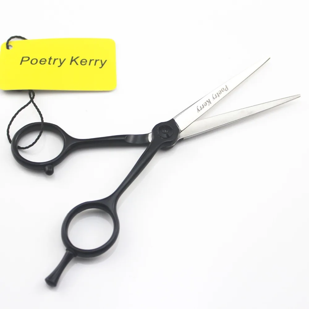 Japan 5.5 INCH Black A style Hairdressing Scissors Hair Cutting Tool Barber Shears |