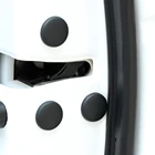 Набор черный Универсальный Автомобильный Дверной замок винтовая защита наклейка крышка Scerws крышка Антикоррозийные аксессуары внутренняя отделка Чехлы Стайлинг