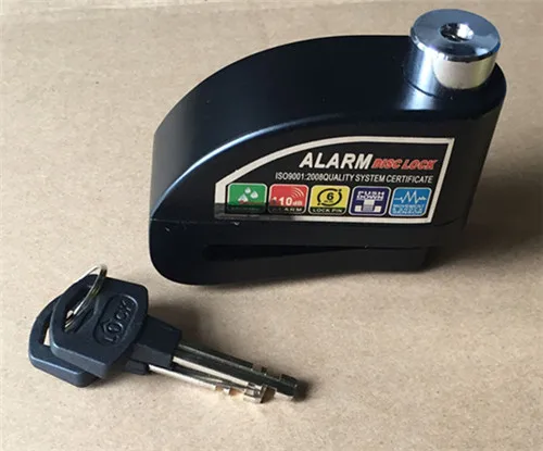 Универсальный замок alarme для мотоцикла сигнализация alarma скутера велосипеда