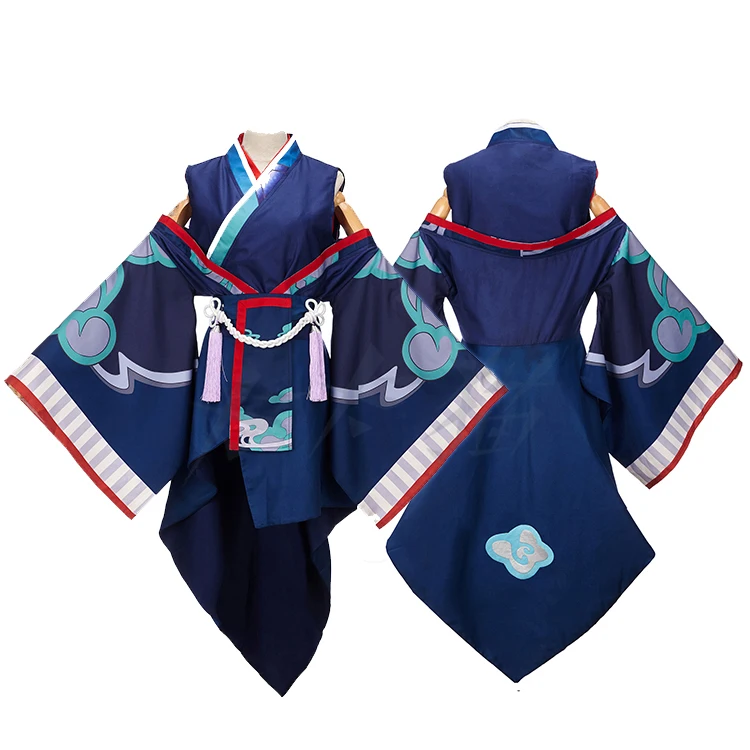 [В наличии] Аниме! Игра Onmyoji фигура призрак дым Unform Хэллоуин косплей костюм кимоно