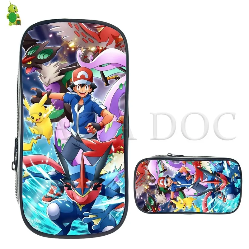 14 Pokemon Pikachu Eevee косметический чехол для детей, большой размер, для карандашей, коробка для мальчиков, Детские канцелярские принадлежности, сумки для хранения, школьные принадлежности, сумка для макияжа - Цвет: 14