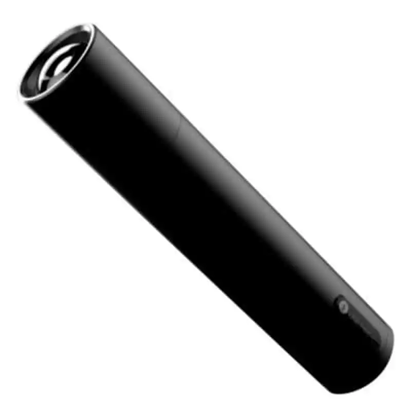 Xiaomi Youpin BEEBEST FZ101 Zoomable Flash светильник SOS режим подходит для пеших прогулок кемпинга Venturing - Цвет: Черный