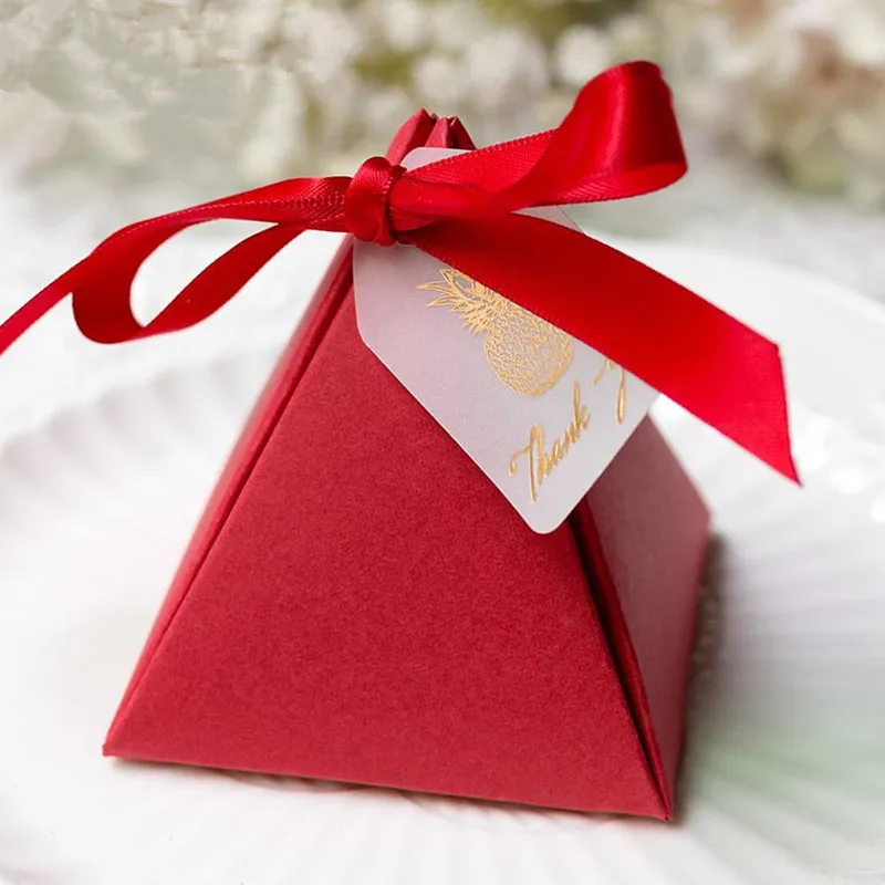 blank candy box Пользовательские персонализированные свадебные коробки конфет коробки для подарков этикетки, день рождения, DIY логотип, реклама - Цвет: blank candy box