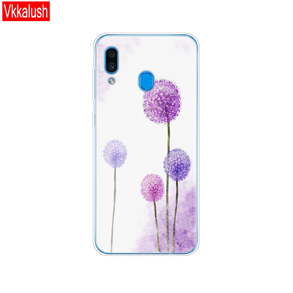 80208 Чехол для samsung Galaxy A20 чехол A20E Силиконовая задняя крышка для samsung A20 A 20 A205F A20E A202F Мягкий противоударный чехол - Цвет: 80208
