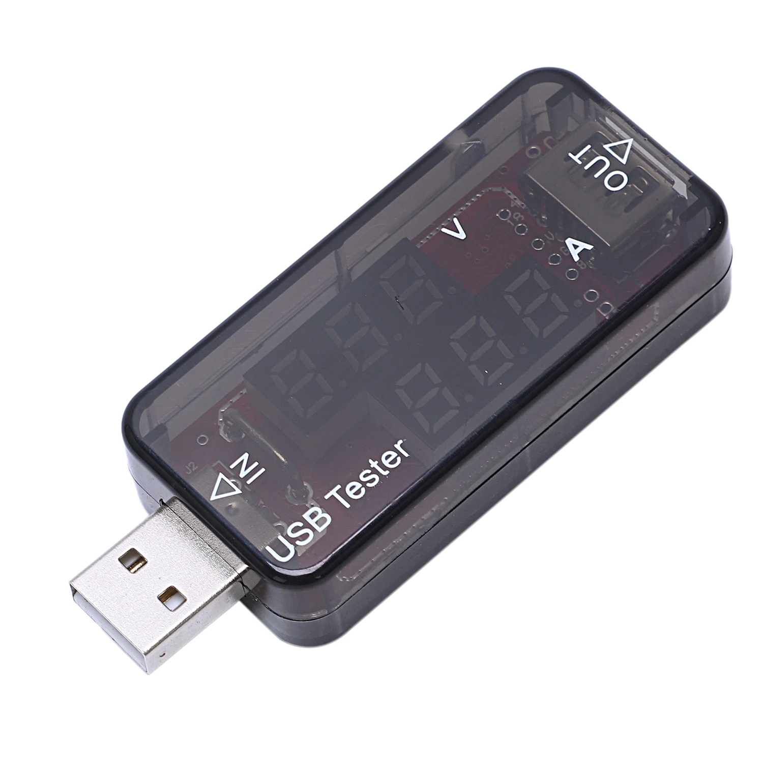 SHGO USB ток и напряжение тестер Напряжение Амперметр двойные часы