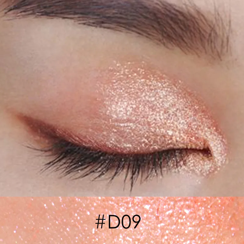 D09 FOCALLURE, новинка, зеленые блестящие одиночные тени для век, высокое качество, Профессиональные Тени для век, макияж для глаз, легко носить тени для глаз - Цвет: D09