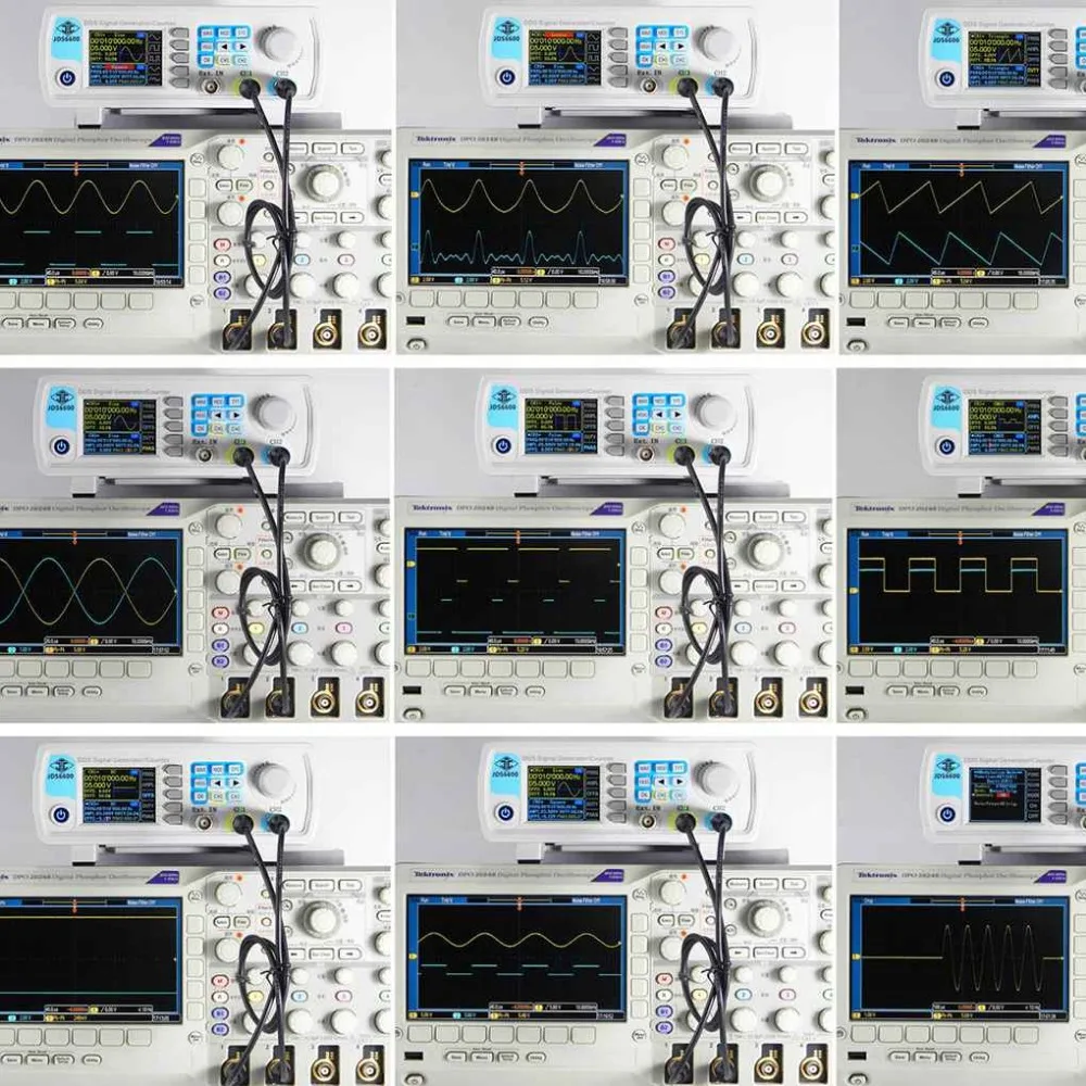 Signal Generator 2.4 Inches Function DDS Digital Dual-channel Arbitrary Waveform Pulse 30MHz 80-230V EU | Инструменты