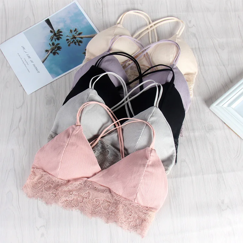 Кружевной бюстгальтер Для женщин пуш ап сексуальное женское белье Беспроводной