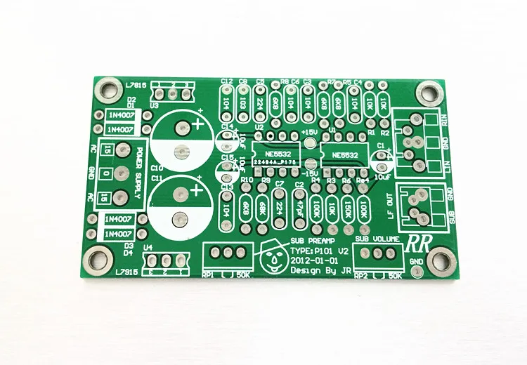 Mono preamp board NE5532 низкочастотная фильтрующая плата выделенный сабвуфер