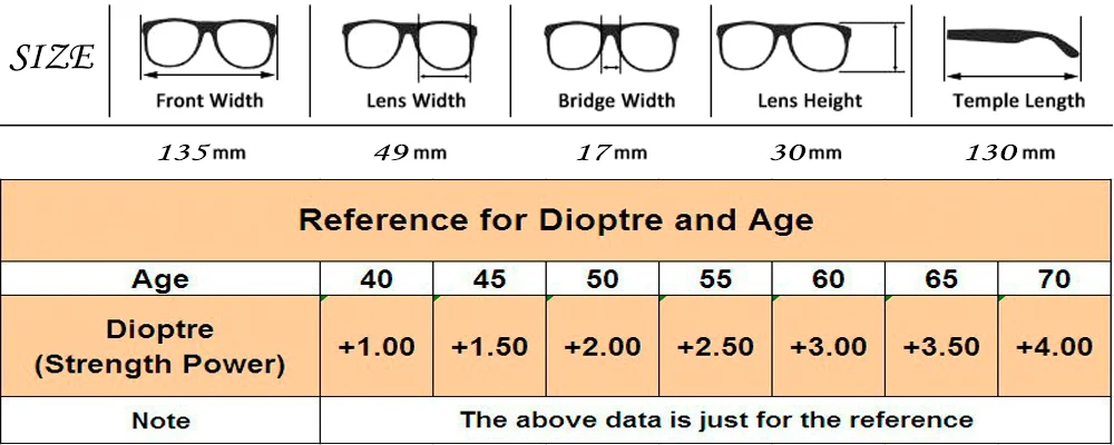 Комфортные очки для чтения с носоупором из сплава линзами натуральных