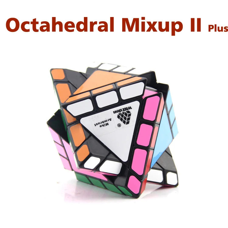 WitEden Octahedral mixup II Plus Cube Black Speed cubing для коллекционеров X'mas gift Brithday Cubexyz | Игрушки и