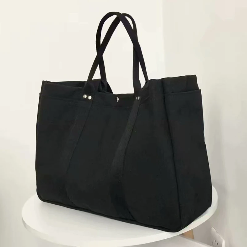 Холщовые Хлопковые женские сумки большие тоуты многоразовые пляжные