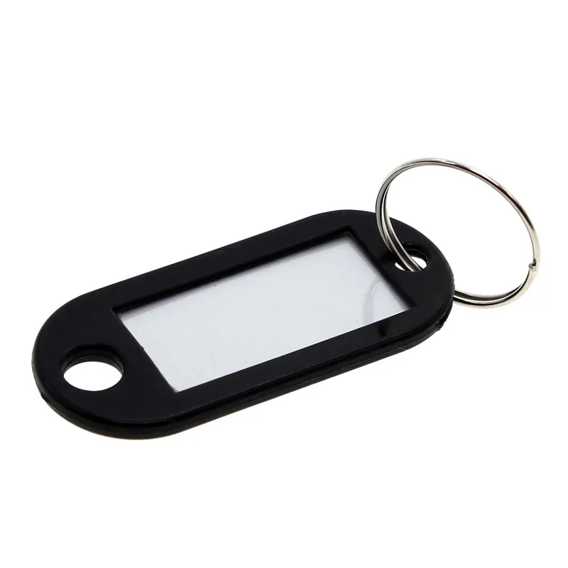10 шт. мини пустые брелоки идентификационные бирки имя карта язык этикетка брелок