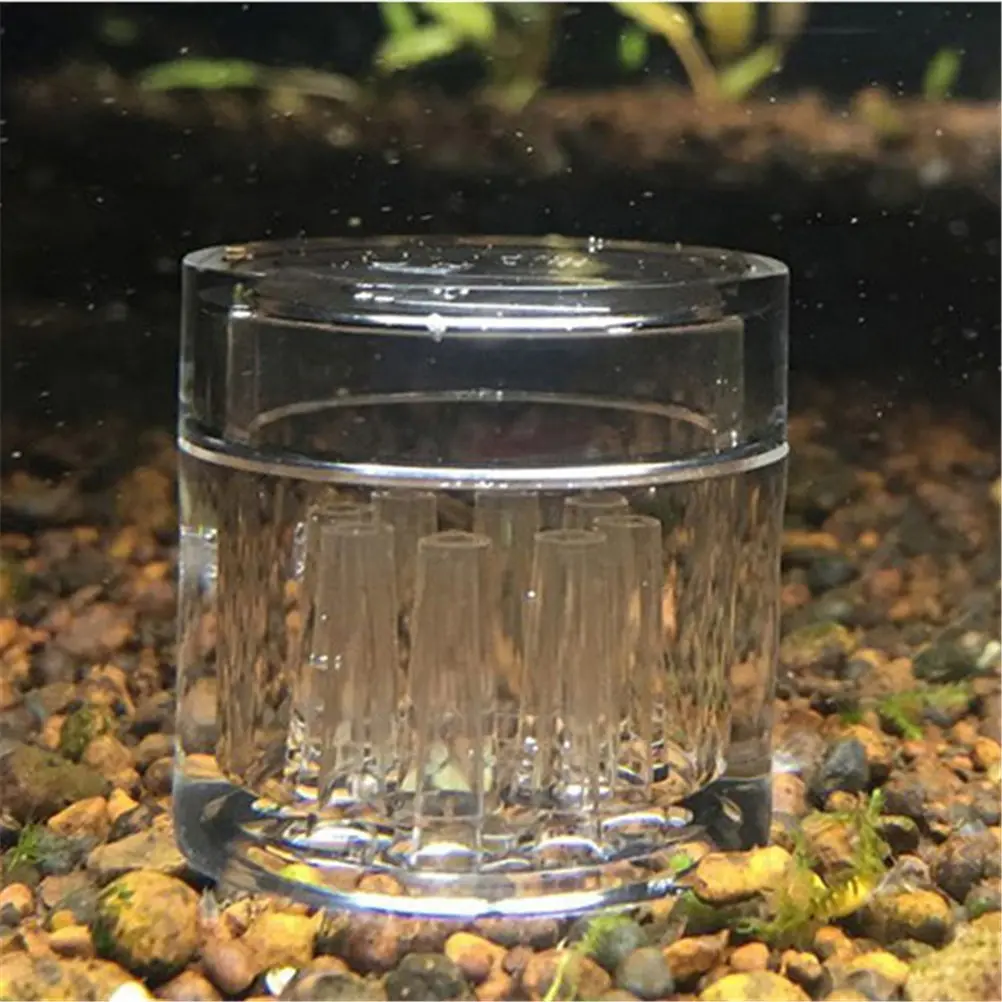 as picture show 8 отверстий ловушка для улитки прозрачная пиявка Vivarium Planarian ловля вредителей ручка красная пчела креветка червь приманка кормушка очиститель аквариума инструмент - Цвет: as picture show