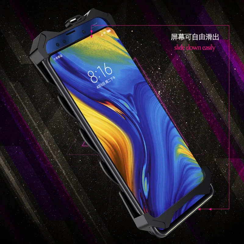 6 39 ''ZIMON Роскошный Алюминиевый металлический корпус чехол Fundas для Xiaomi Mi Mix 3 Mix3