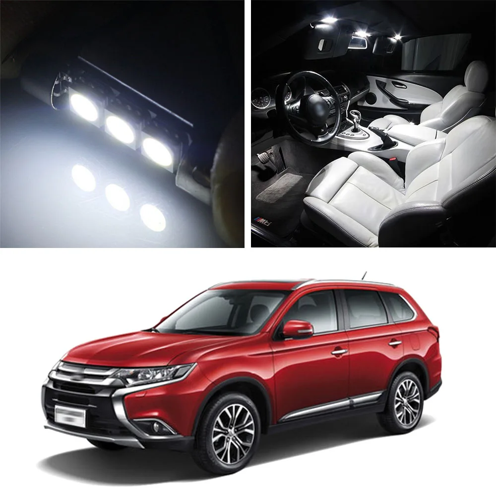 

Canbus LED Lamp Interior Map Dome Trunk Plate Light Bulbs For Mitsubishi Outlander 2004-2017
