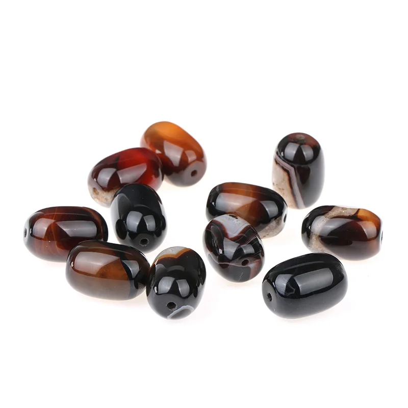 Бусины из натурального черного оникса 13x18 мм для изготовления украшений женщин и