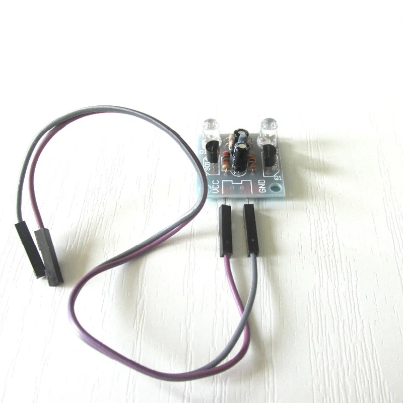 DIY Kit 5 мм светодиодный простой флэш светильник печатной мигающий s монтажная