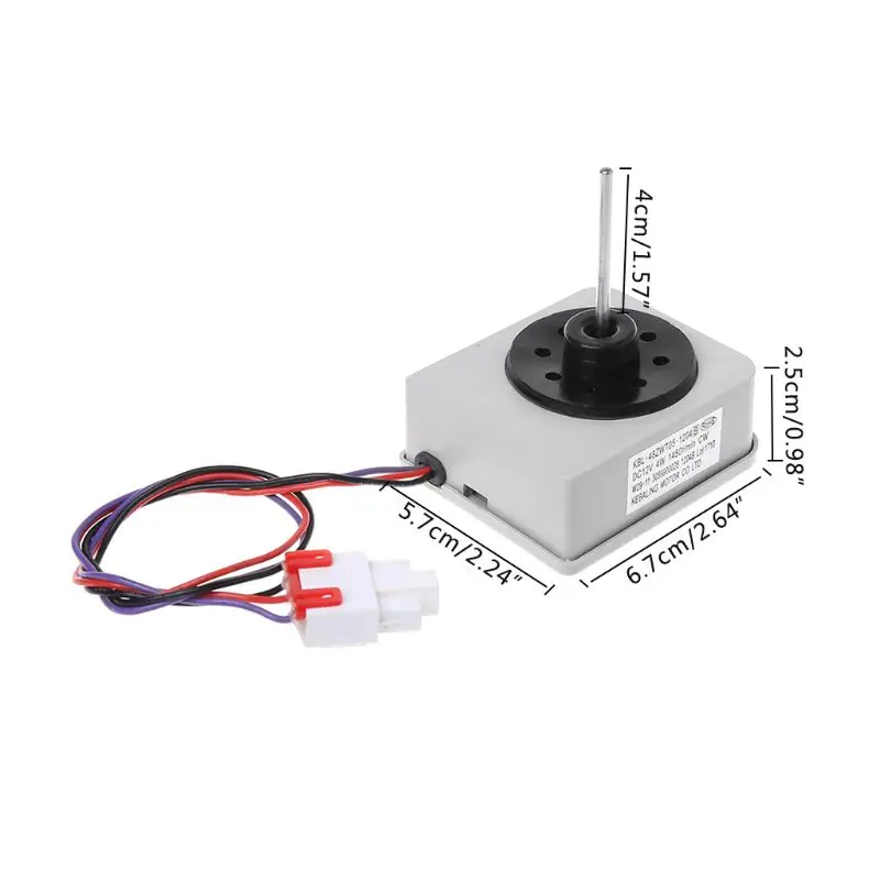 DC12V 4 Вт 1450r/мин KBL 48ZWT05 1204 холодильник вентиляторный электродвигатель для TCL Хома