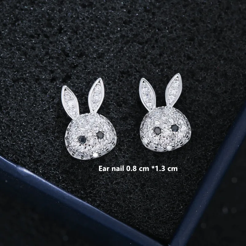 Цирконий 925 Sterling Серебряные ювелирные изделия Для женщин модные милые крошечные 0