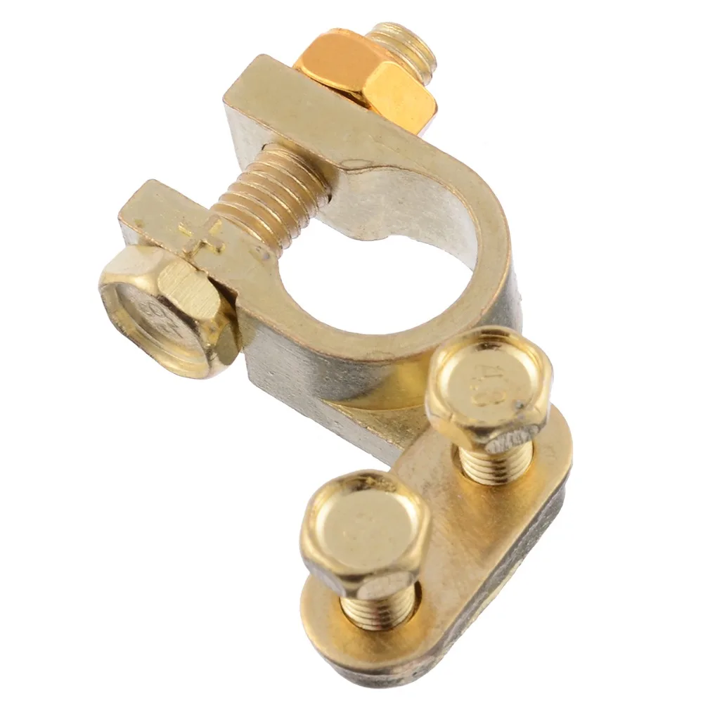 

1 Pair Universal Car Battery Terminals Clamp Clip Connector 35mm Positive 34mm Negative Small Size