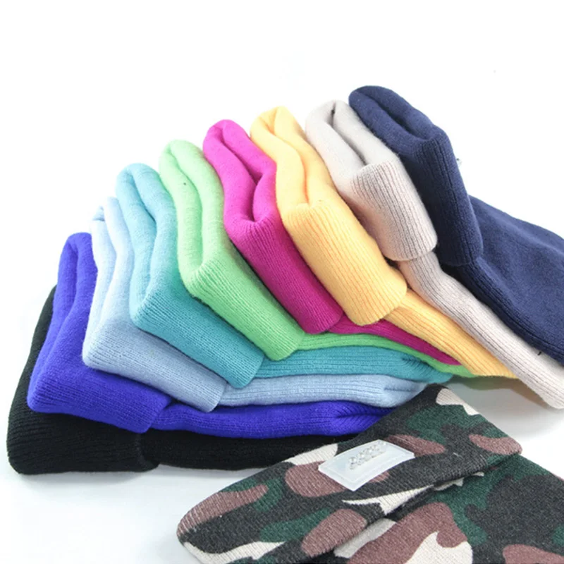 5 светодиодный колпак фонаря зимние теплые свободные руки фонарик трикотажные BeanieStriped Woll удобные мягкие шапки Повседневная простая вязаная шапка