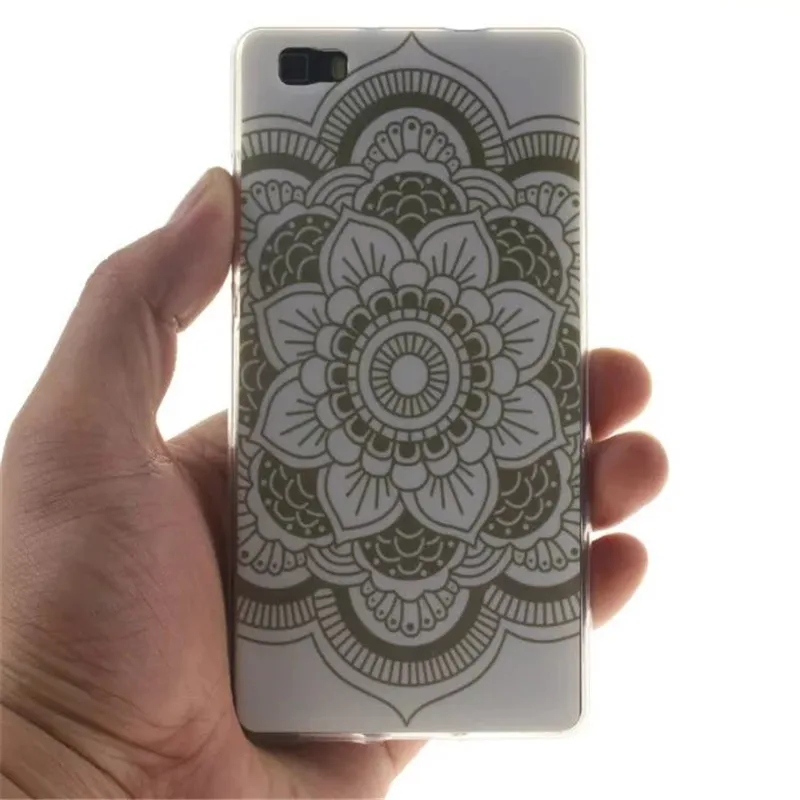 New Arrival Fashion Case For Huawei P8 Lite 5.0inch Ultrathin TPU IMD Slim Gel Soft Cell Phone Back Cover Shell J032 |