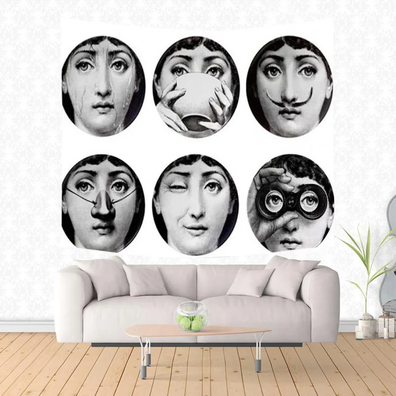 3 Rosenthal Piero fornasetti рабочий Настенный Гобелен Коврик для йоги модное покрывало коврик для пикника скатерть персонализированное пляжное полотенце - Цвет: 3