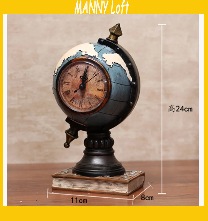 Антикварные часы в стиле ретро стиль лофта украшение для домашнего магазина бар