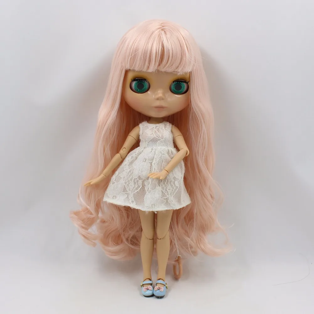 Ледяной DBS Blyth кукольные 1/6 bjd игрушка нежно розового цвета волос шарнирное тело