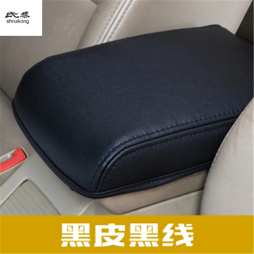 

1 шт. для 2015-2018 SKODA Octavia A7, автомобильные аксессуары из искусственной кожи, защитный чехол для подлокотника