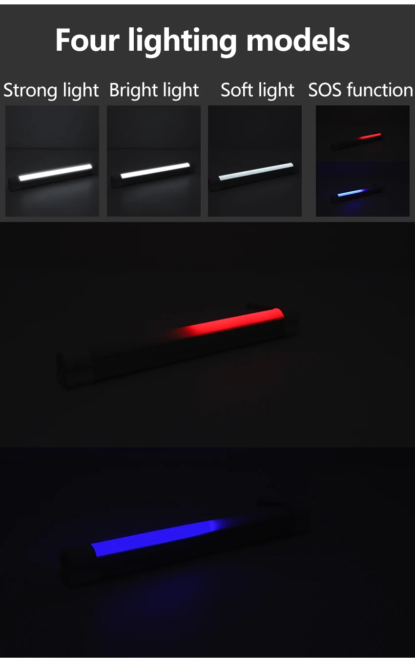 LED Многофункциональный аккумуляторная аварийное мини-фонарик светодиодный аварийное освещение лампы 5 Режим для наружной домой лагерь