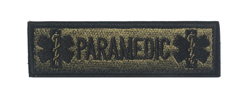 2 Embroidery 9.5x2.6 Флаг США/EMT звезда жизни вышивка патч фельдшер медицинская помощь крест военный боевой патчи эмблема вышитый значок - Цвет: 2 Embroidery 9.5x2.6