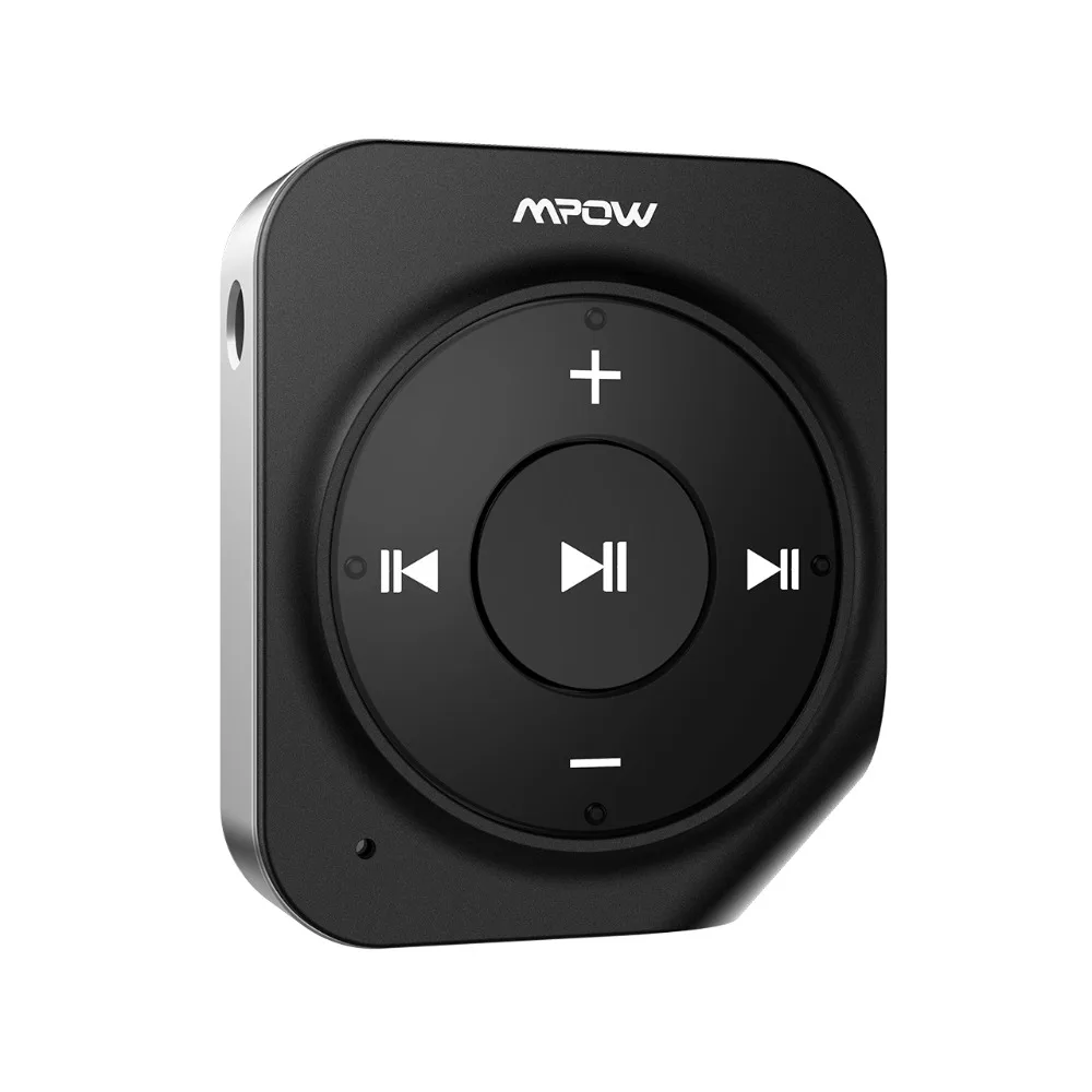 Mpow Bluetooth V4.1 приемник автомобильный комплект аудио адаптер Встроенный 2 микрофона 15 ч Время воспроизведения Hands-free для домашней автомобильной звуковой системы